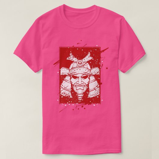 Japan Samurai Warrior Tシャツ (デザイン正面)