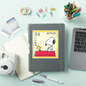 JAPAN, SNOOPY & FRIENDS PEANUTS COMIC postage stam シール (iPadカバー)