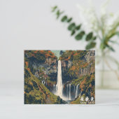 Japan Snow Culture Kegon falls 華厳の滝 ポストカード (スタンド正面)