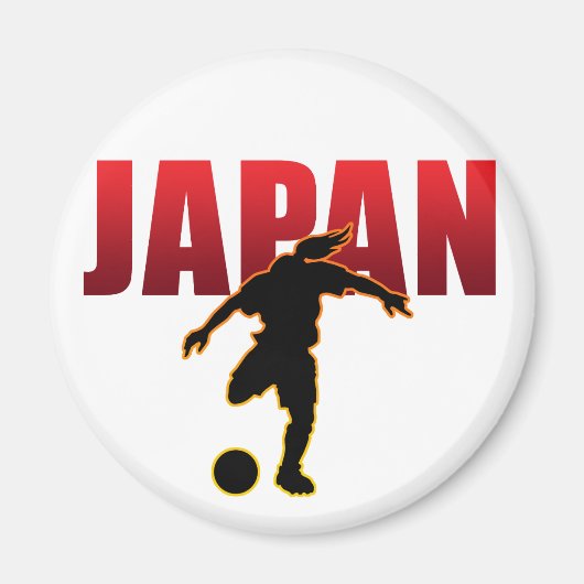 JAPAN SOCCER マグネット (正面)