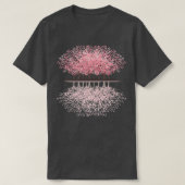 Japan Style Japanese Cherry Blossom Sakura  Tシャツ (デザイン正面)