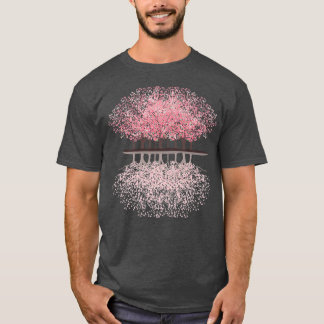 Japan Style Japanese Cherry Blossom Sakura  Tシャツ