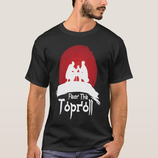 Japan Style Wrist Turning Arm Wrestling Handwrestl Tシャツ (正面)