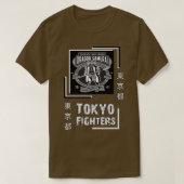 Japan Tokyo Fighter Style Samurai Warrior Top (2) Tシャツ (デザイン正面)