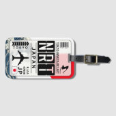 Japan Tokyo NRT Airportラゲッジタグ ラゲッジタグ (正面横)