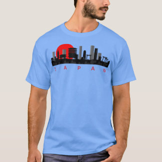 Japan Tokyo Skyline Drawing Art  Tシャツ