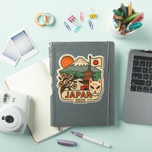 Japan Travel Design with Custom Year シール (iPadカバー)