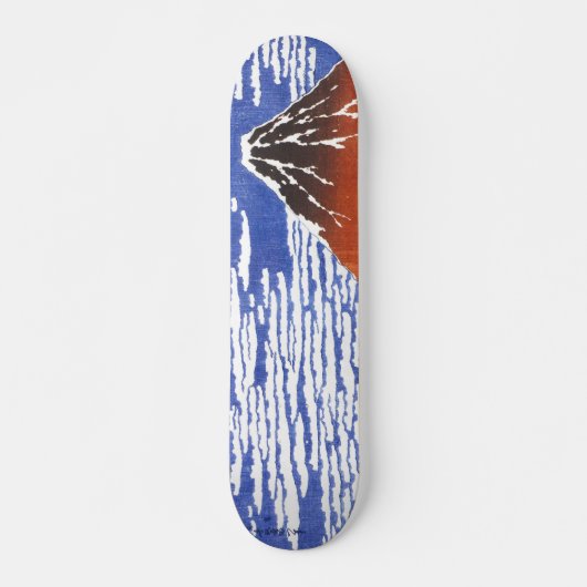 japan ukiyoe mt-fuji skateboard スケートボード (正面)