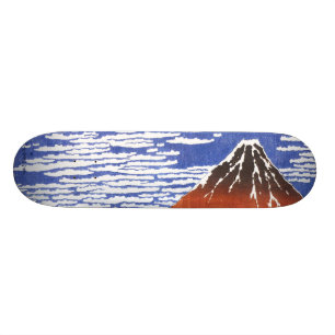 japan ukiyoe mt-fuji skateboard スケートボード