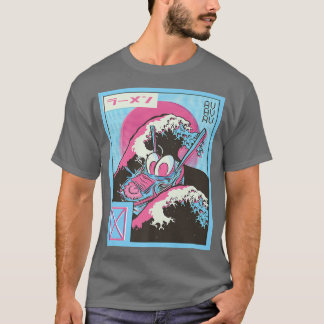 Japan Vaporwave Otaku 素晴らし Wave神奈川ラーメンAn Tシャツ