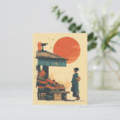 Japan vintage ポストカード (スタンド正面)