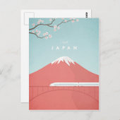 Japan Vintage Travel Poster – アートポストカード ポストカード (正面/裏面)