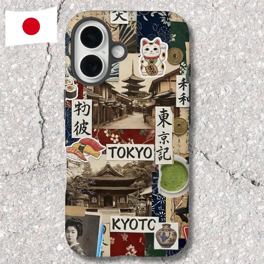 Japancore Collage Japanese Aesthetic Art Case-Mate iPhoneケース