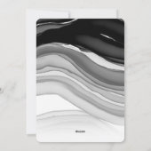 Japandiミニマルモノクロ2枚のクリスマスフォト シーズンカード (裏面)