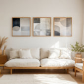 Japandi Abstract Minimalist Neutral Wall Art Set
