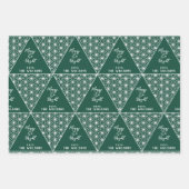 Japandi Christmas Wrapping Paper Set/ Modern Japan ラッピングペーパーシート (正面2)