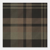 Japandi Farmhouse Plaid in Olive and Brown 壁紙 (正面)