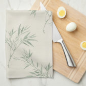 Japandi Serenity キッチンタオル (四つ折り)