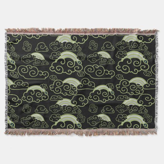 Japandi Style Home Decor スローブランケット (正面)