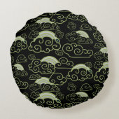 Japandi Style Home Decor ラウンドクッション (裏面)