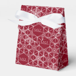 Japandi style Snowflake Wedding フェイバーボックス