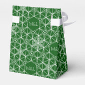 Japandi style Snowflake Wedding フェイバーボックス (裏面サイド)