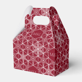 Japandi style Snowflake Wedding フェイバーボックス