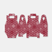 Japandi style Snowflake Wedding フェイバーボックス (折り畳みなし)