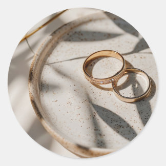 Japandi wedding ラウンドシール