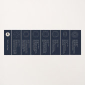 Japandi Yoga Mat:光を照らす ヨガマット (裏面(横))