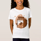 japanese aesthetics kawaii chocolate milkshake tシャツ (正面)