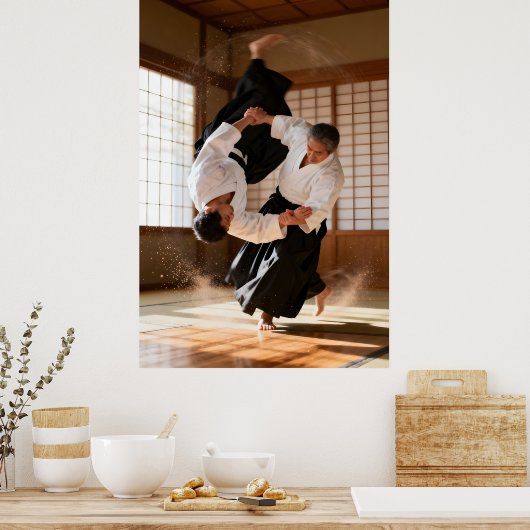 Japanese Aikido ポスター (キッチン)