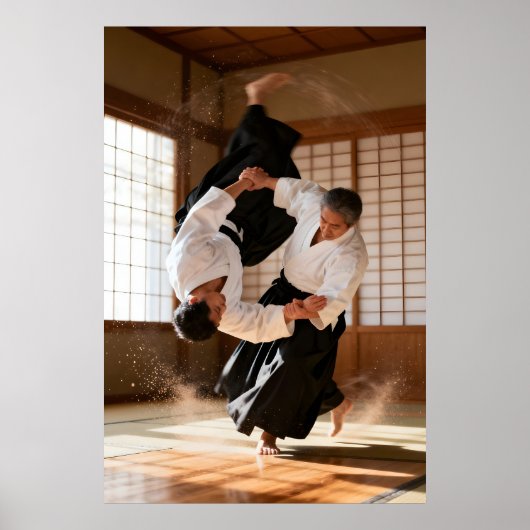 Japanese Aikido ポスター (正面)