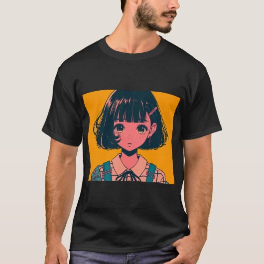 Japanese Anime Graphic 01 Tシャツ (正面)