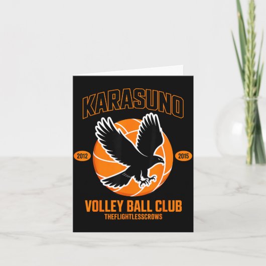 Japanese Anime Volleyball Club Karasunooo High カード (正面)