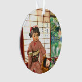 Japanese Antique Doll Mom Ornament オーナメント (正面)