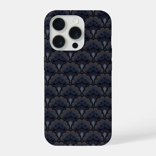 Japanese art deco style_Smoky Mist iPhoneケース (裏面)