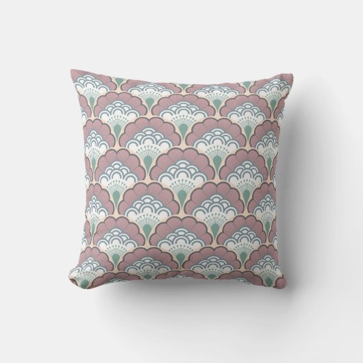 Japanese art deco style_Spring クッション (正面)