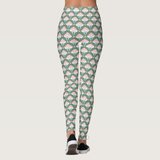 Japanese art deco style_Tropical レギンス (裏面)