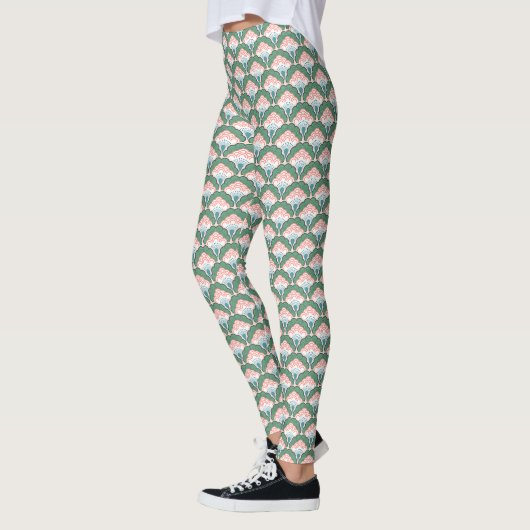 Japanese art deco style_Tropical レギンス (左)