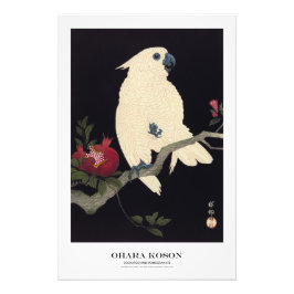 Japanese Art Print - Ohara Koson - Cockatoo フォトプリント