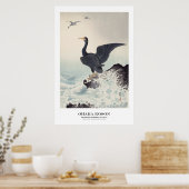 Japanese Art Print - Ohara Koson - Cormorant ポスター (キッチン)