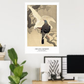 Japanese Art Print - Ohara Koson - Doves ポスター (ホームオフィス)
