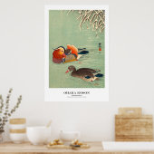Japanese Art Print - Ohara Koson - Mandarin Ducks ポスター (キッチン)