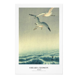 Japanese Art Print - Ohara Koson - Seagull フォトプリント