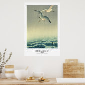 Japanese Art Print - Ohara Koson - Seagull ポスター (キッチン)