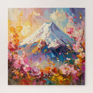 Japanese Art Puzzle Mount Fuji 富士山 日本 ジグソーパズル