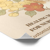 Japanese Art Wall Decor for Nurses – Cute ポスター (角)