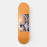 Japanese artwork painting wave,