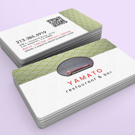 Japanese Asian Restaurant Chef Catering 名刺